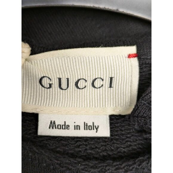 Gucci Kids Alessandro Michele Interlocking G Logo Hoodie Black Size8 - Picture 9 of 12